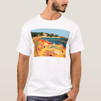 Vintage French Riviera Beach T-Shirt