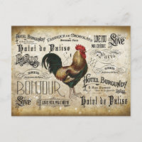 Vintage French Rooster de Paris