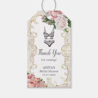 Vintage French Roses Lingerie Bridal Shower Favor 