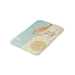 Vintage French Sand Piper Bathroom Mat