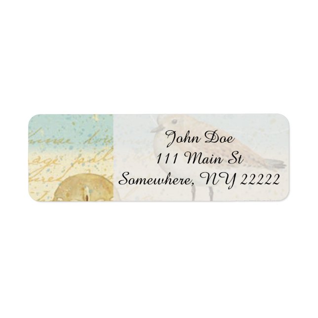 Vintage French Sand Piper Label (Front)