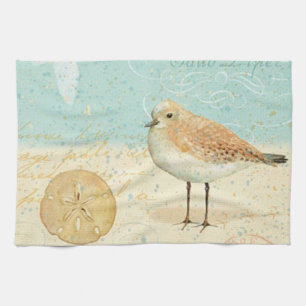 Vintage French Sand Piper Towel