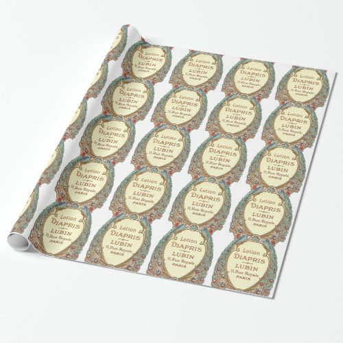 Vintage French Soap label Wrapping Paper