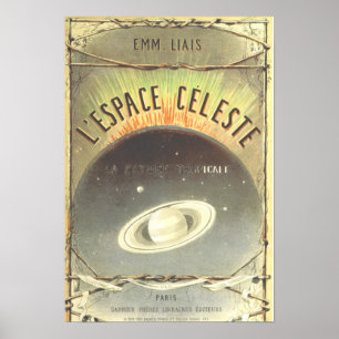 Vintage French Space Poster