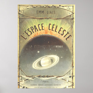 Vintage French Space Poster