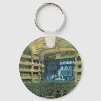 VINTAGE FRENCH THEATRE, OLD FRENCH THEATRE OPERA KEYCHAIN
