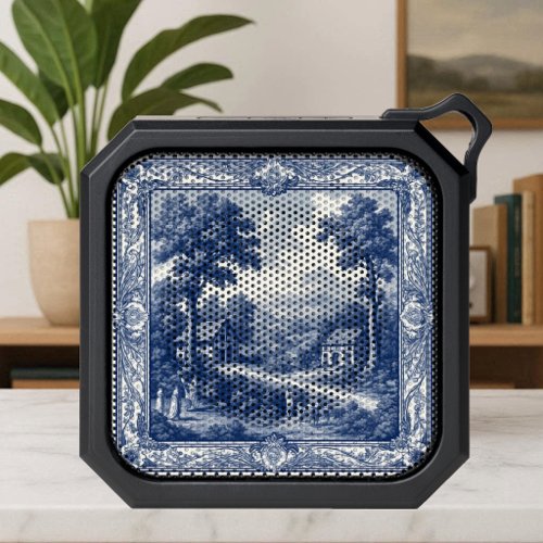 Vintage French Toile Pastoral Rustic Countryside   Bluetooth Speaker
