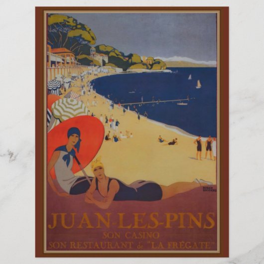 Vintage French Travel Advertisement (Front)