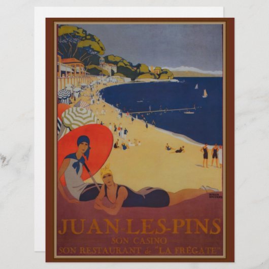 Vintage French Travel Advertisement (Front/Back)