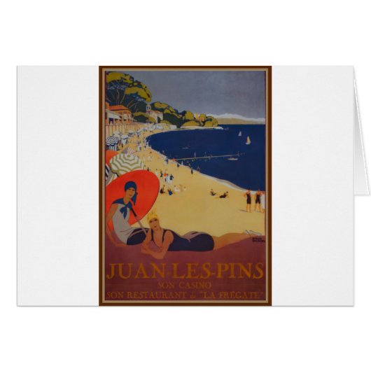 Vintage French Travel Advertisement Cards (Front Horizontal)