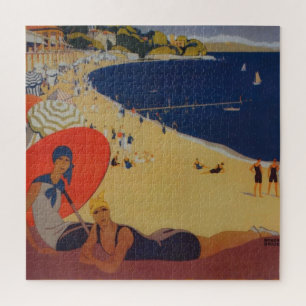 Vintage French Travel Advertisement Jigsaw Puzzle