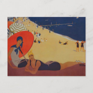 Vintage French Travel Advertisement Postcard