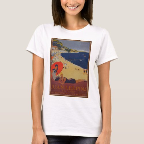 Vintage French Travel Advertisement T_Shirt