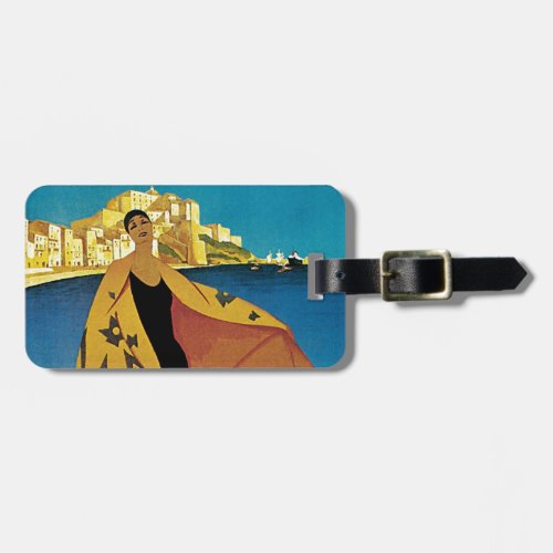 Vintage French Travel Luggage Tag