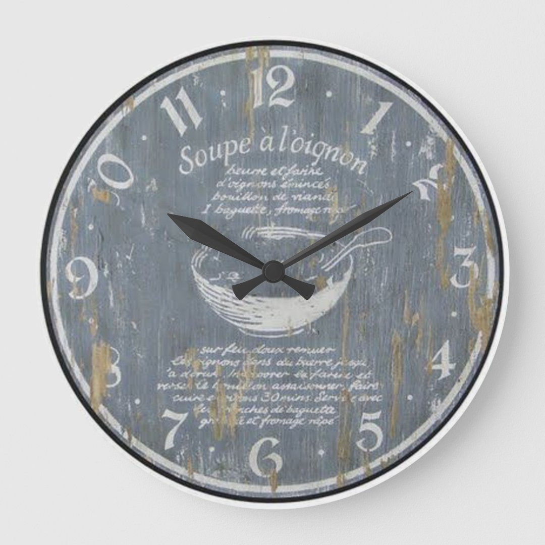 Vintage French Wall Clock Zazzle