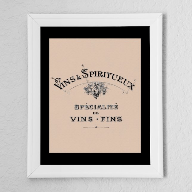 Vintage French Wine Ad  Poster (Creator Uploaded)