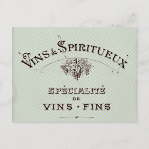 Wine Label Postcards No Minimum Quantity Zazzle