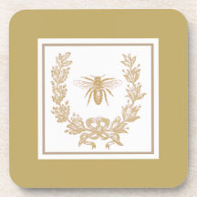 Vintage French Wreath w/Bee Mushroom