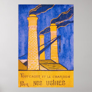 Vintage French WW1. Poster