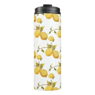 Vintage Fresh Lemons: Simplistic Design Thermal Tumbler
