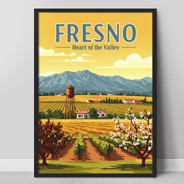 Vintage Fresno Poster (Creator Uploaded)