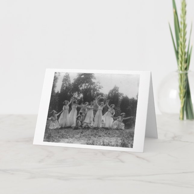 Vintage - Friends are Angels Who Lift Us, Card (Front)