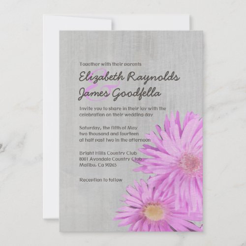 Vintage Frikart's Aster Wedding Invitations