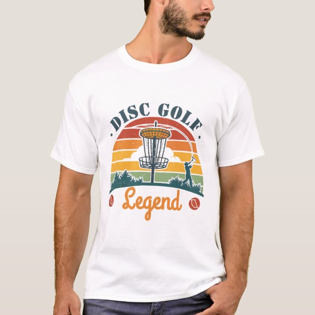 Vintage Frisbee Disc Golf T-Shirt (Front)