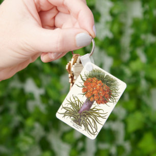 Vintage Fritillaria Flowers by Basilius Besler Keychain