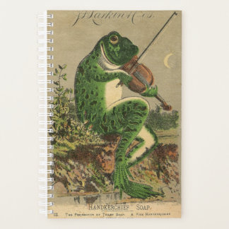 Vintage Frog Advertisement Planner