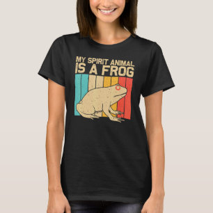 Vintage Frog For Men Women Kids Cute Frog Toad  T-Shirt