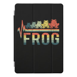 Vintage Frog Heartbeat Gifts | Funny Five Frogs iPad Pro Cover