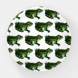 Vintage Frog Illustration Image Paperweight