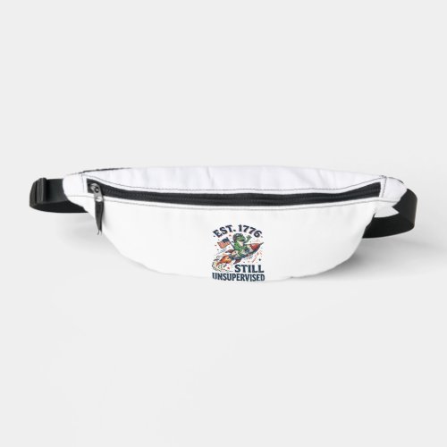 Vintage Frog Rocket Est 1776 Unsupervised Shirt_1 Fanny Pack