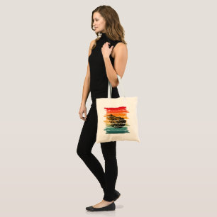 VINTAGE FROG TOTE BAG