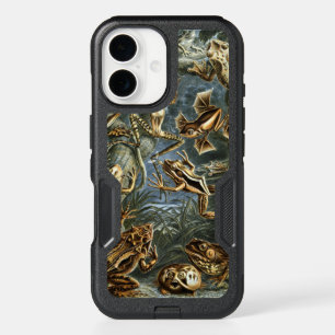 Vintage Frogs and Toads Batrachia by Ernst Haeckel iPhone 16 Case