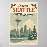 Vintage “From Seattle With Love” Holiday