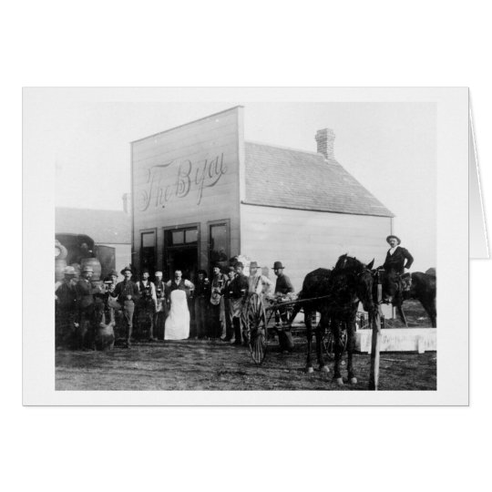 Vintage Frontier Town 3 Card