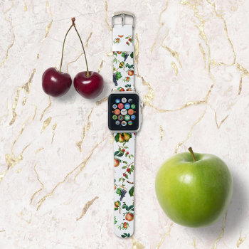 Vintage Fruit Apple Watch Band by KeeganCreations at Zazzle