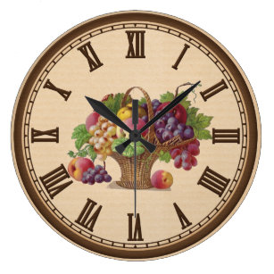 Fruit Wall Clocks Zazzle