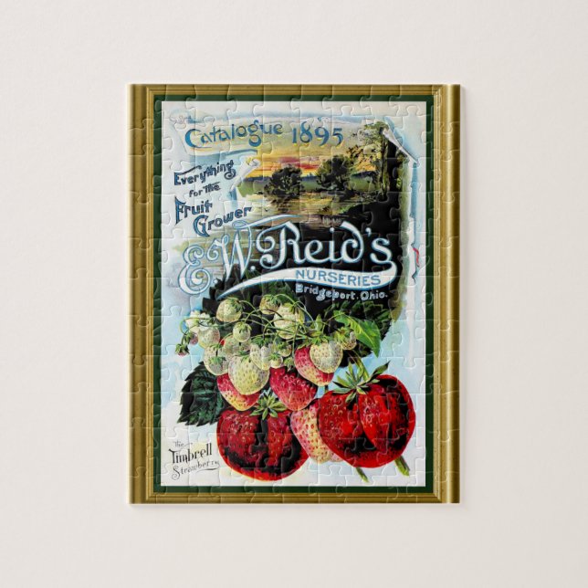 Vintage Fruit Catalog Cover Puzzle (Vertical)
