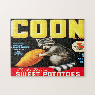 Vintage Fruit Crate Label 4 Jigsaw Puzzle