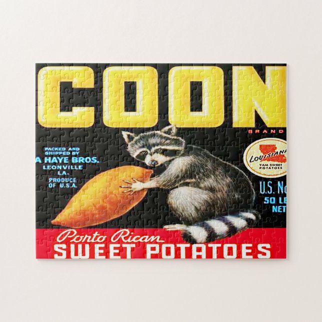 Vintage Fruit Crate Label 4 Jigsaw Puzzle (Horizontal)