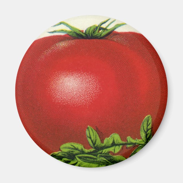 Vintage Fruit Crate Label, Arcadia Beauty Tomatoes Magnet (Front)