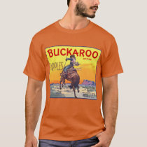 Vintage Fruit Crate Label Art, Buckaroo Apples