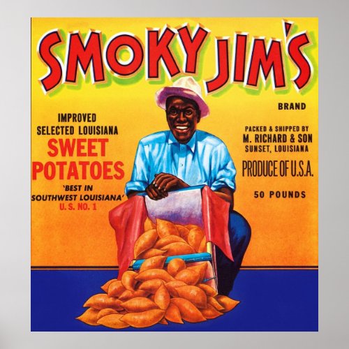 Vintage Fruit Crate Label