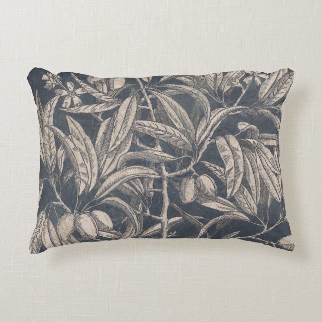 Vintage Fruit & Floral I Accent Pillow (Front)