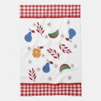 Vintage Fruit Kitchen Towel