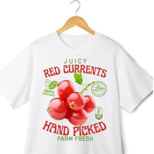 Vintage Fruit Label Red Currents T-Shirt