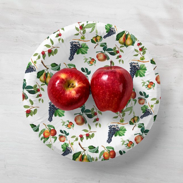Vintage Fruit Paper Bowls (Creator Uploaded)